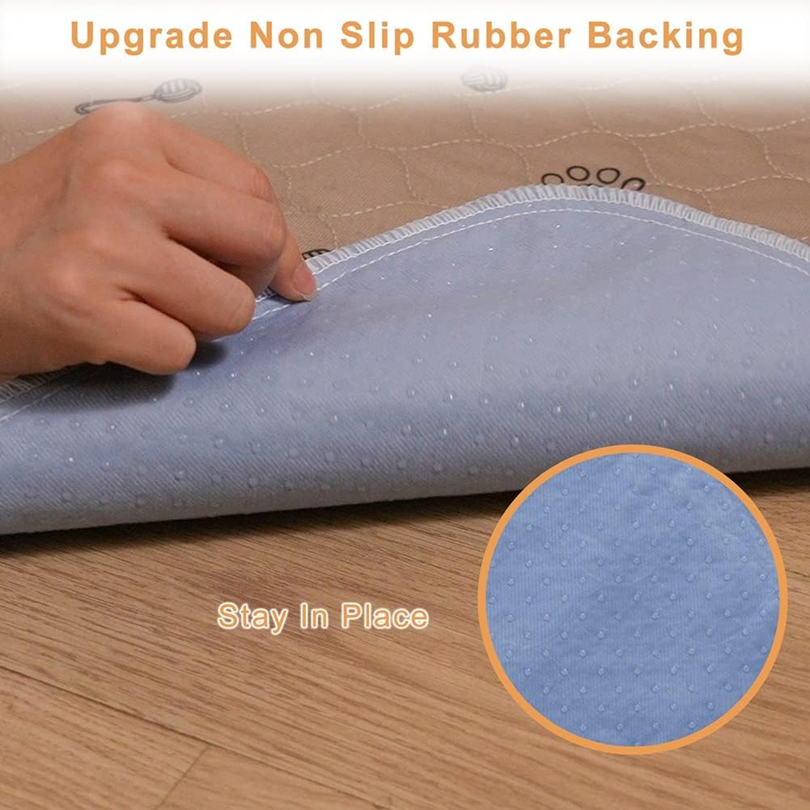 Dog Potty Pads Washable 36×36 Inches Waterproof Absorbent Non Slip Reusable