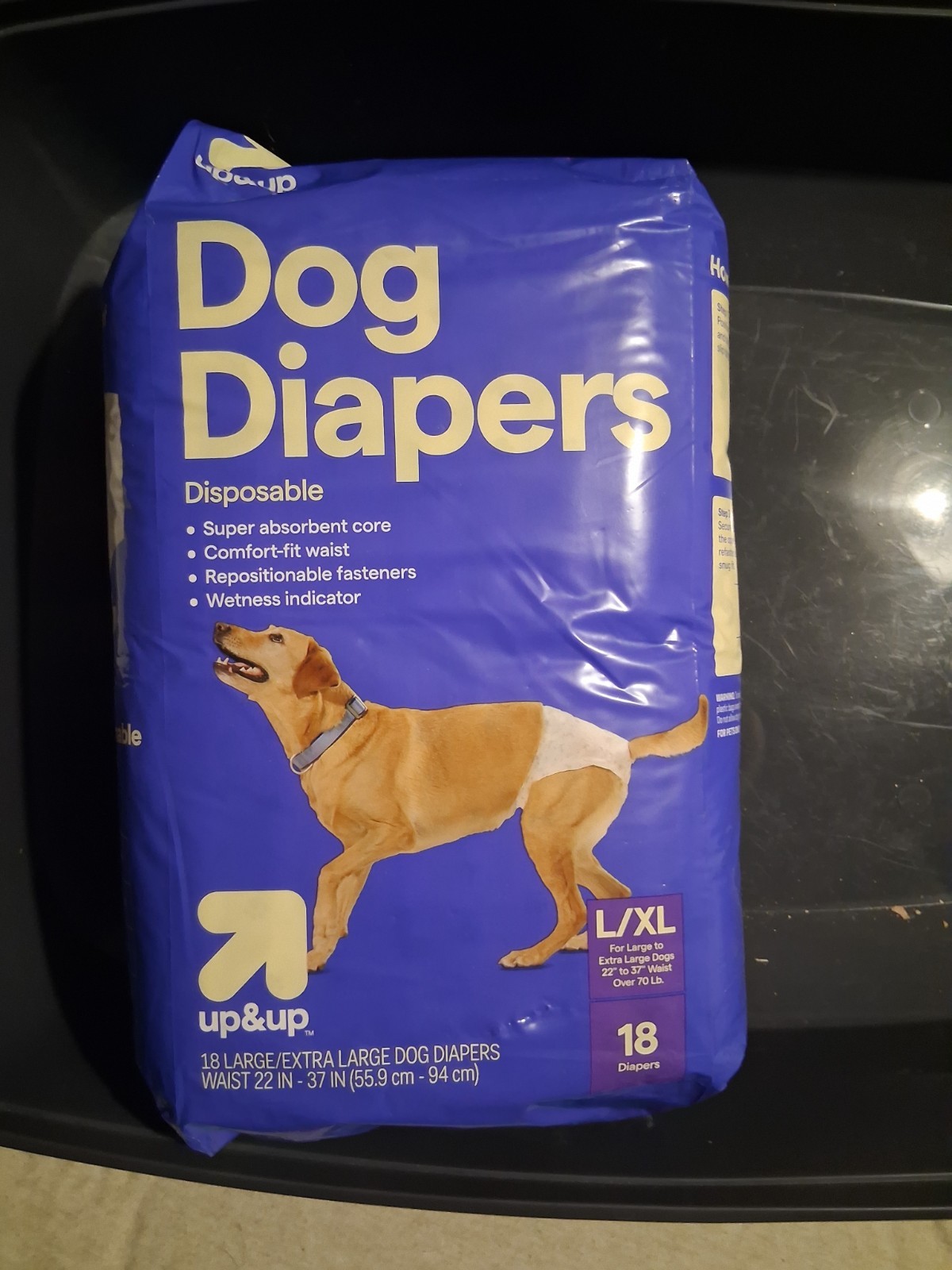UP & UP, Disposable Dog Diapers, 18 L/XL
