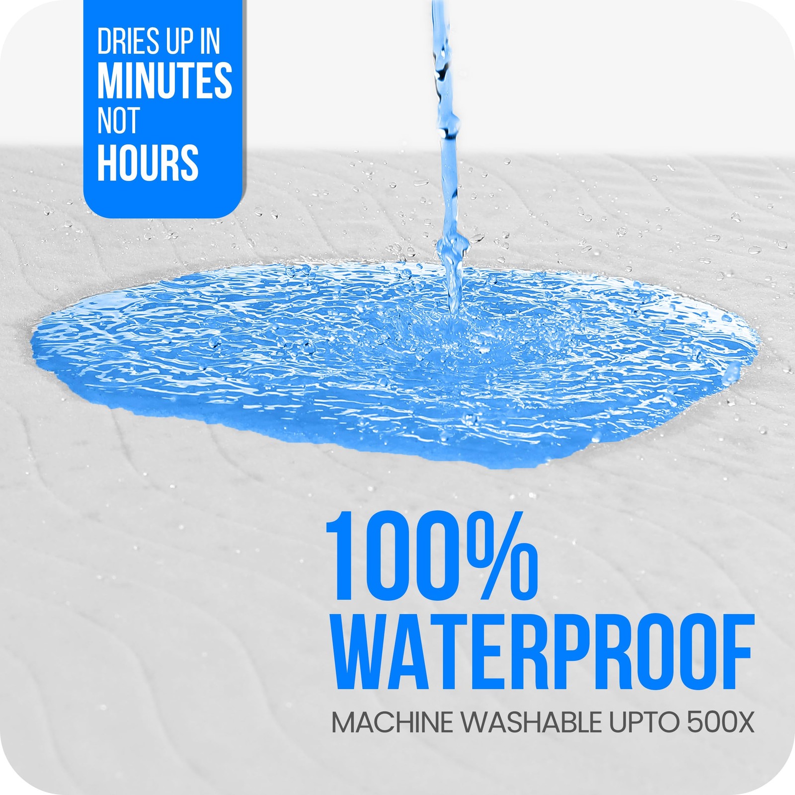 Washable Pee Pads for Dogs 18″ x 24″ (Pack of 4), Waterproof Incontinence Bed…