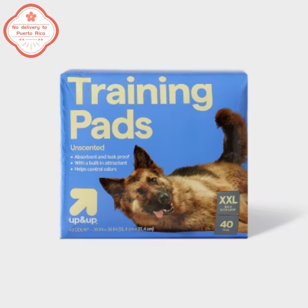 Fast delivery-Dog Training Pads, XXL, 40ct, Unscented, All Ages