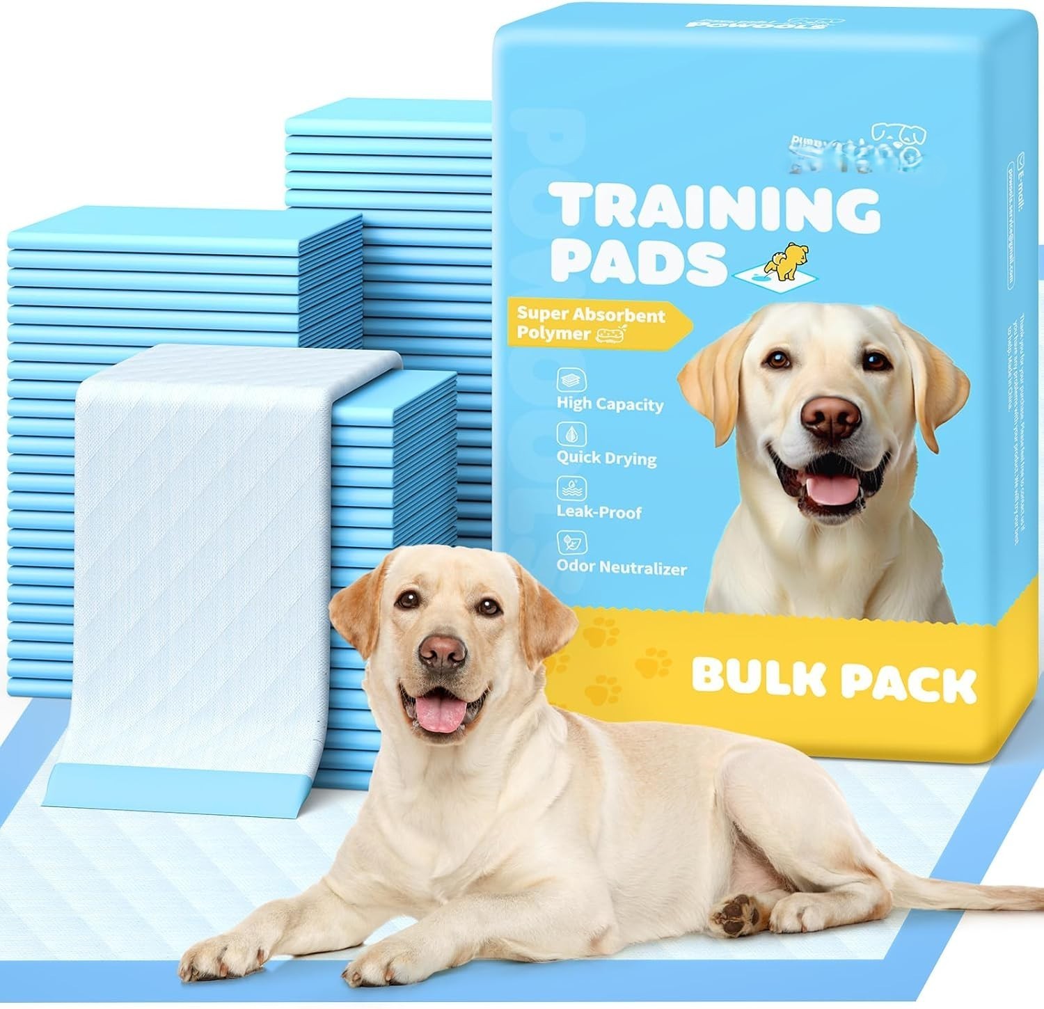 100 Pack XL Puppy Pads 34x28in Leak Proof Quick Dry Dog Potty Training Pads