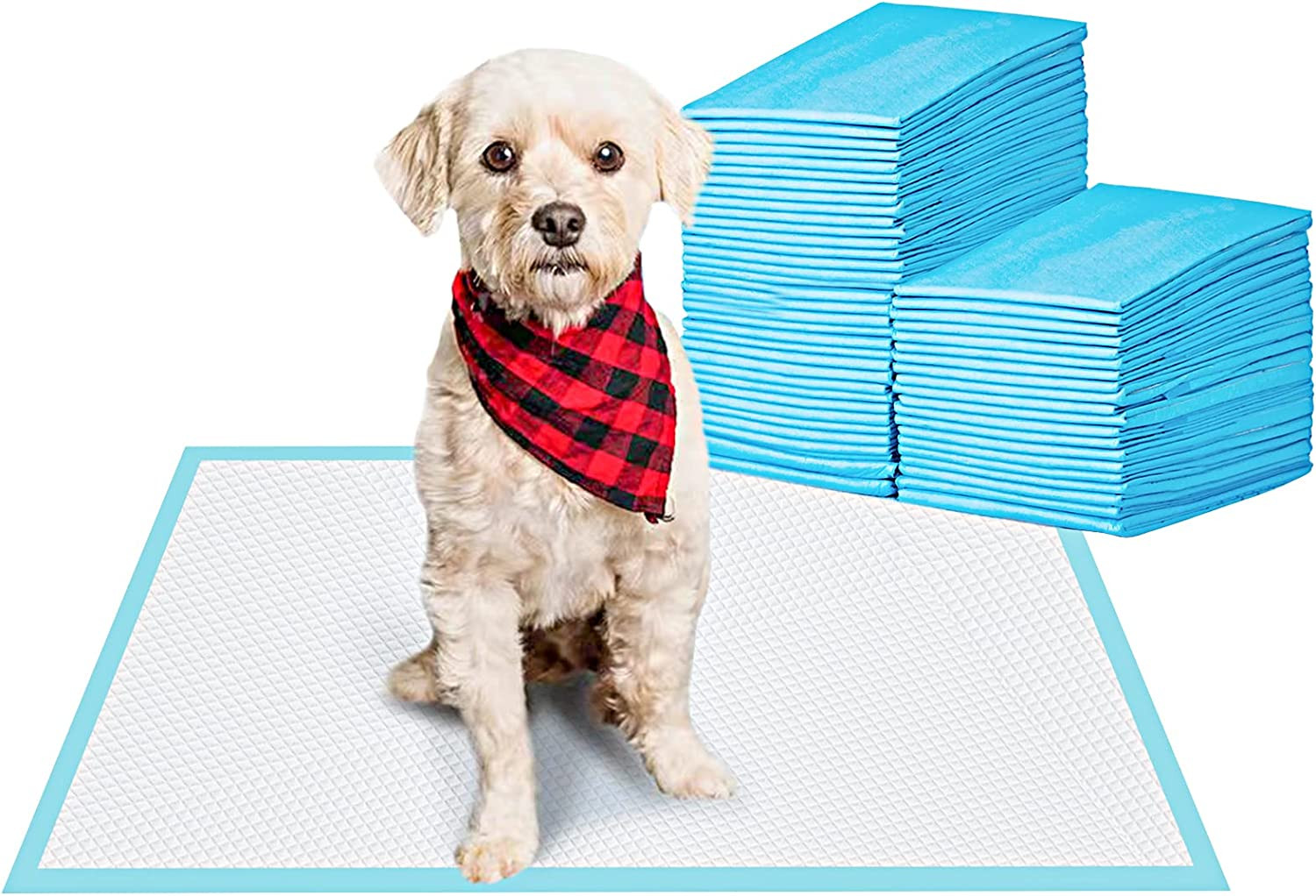 Pet Training and Puppy Pads Pee Pads for Dogs 22″X22″ Super Absorbent & Leak-Pro