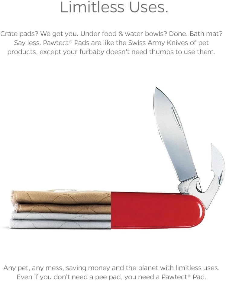 Multi-Use Pawtect Pee Pads – 2 Pack 18×24 Dog Training Pads for Easy Care