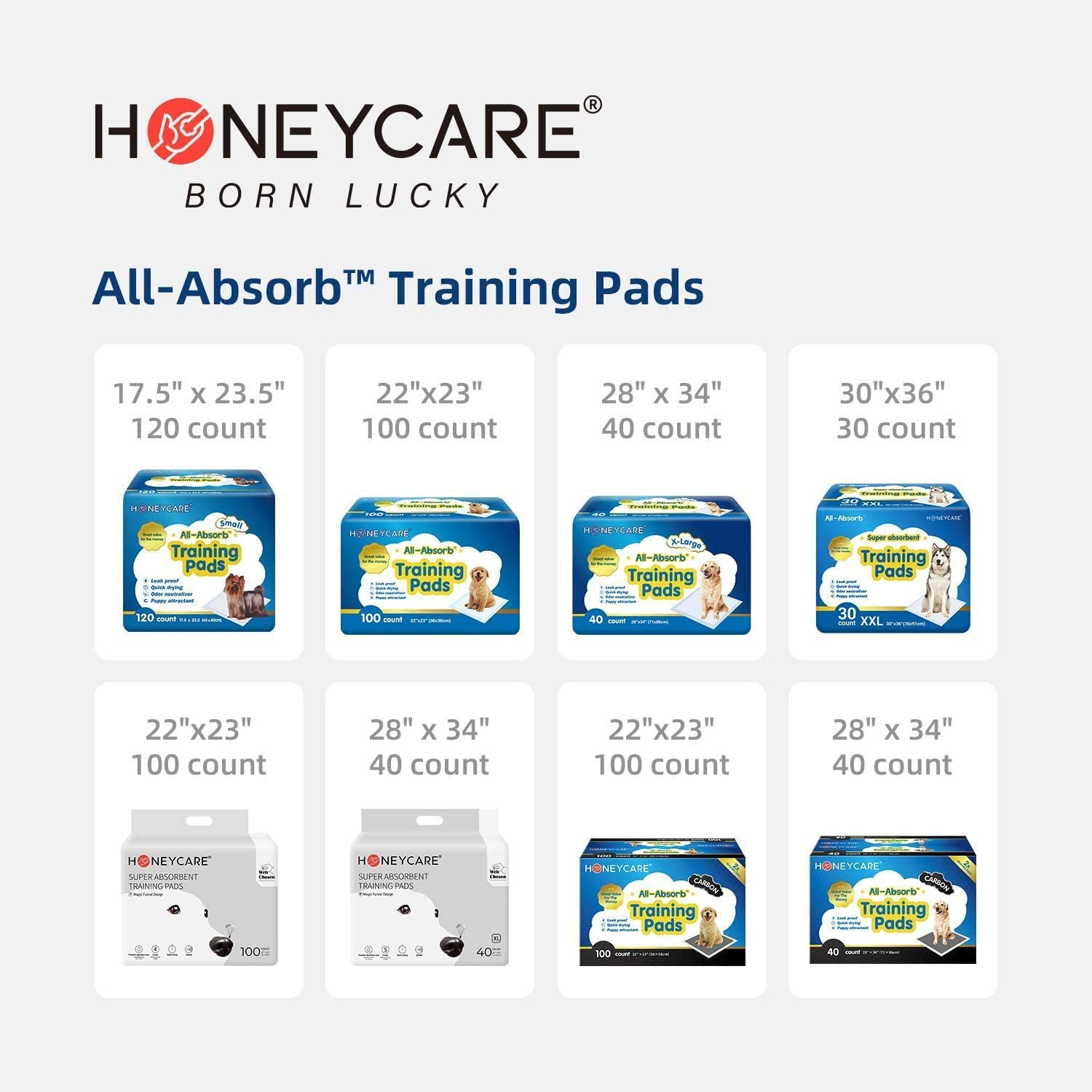 All-Absorb Puppy Training Pads | Doggie Potty Pads Absorb Eliminatin