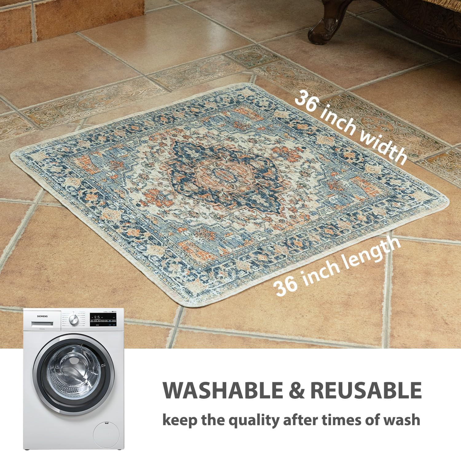 Washable Pee Pads for Cats &Dogs, Stylish, Non-Slip and Leak-Proof Pee Pads. Reu
