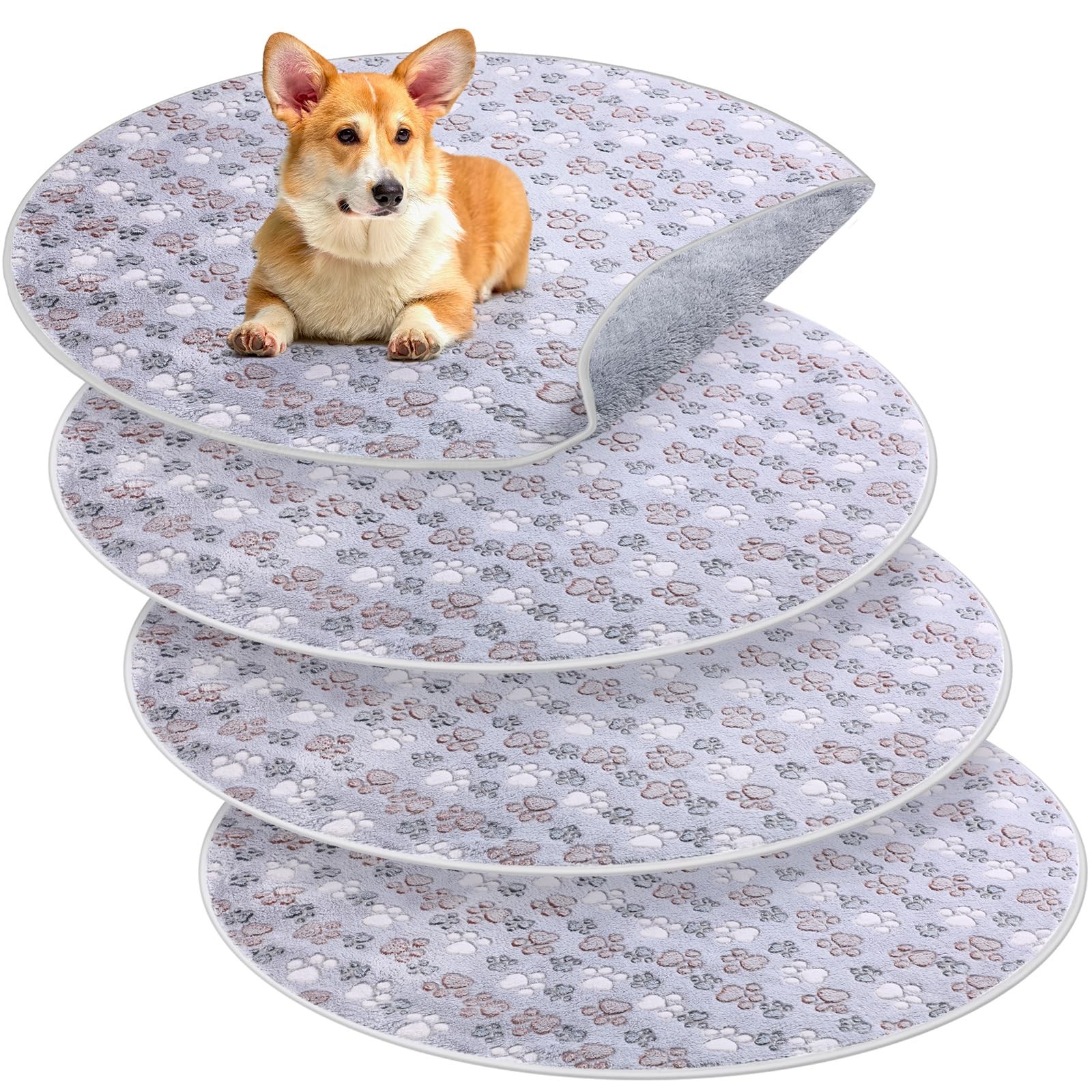 4 Pack Washable Whelping Pad Whelping Supplies Absorbent Reusable Puppy Train…