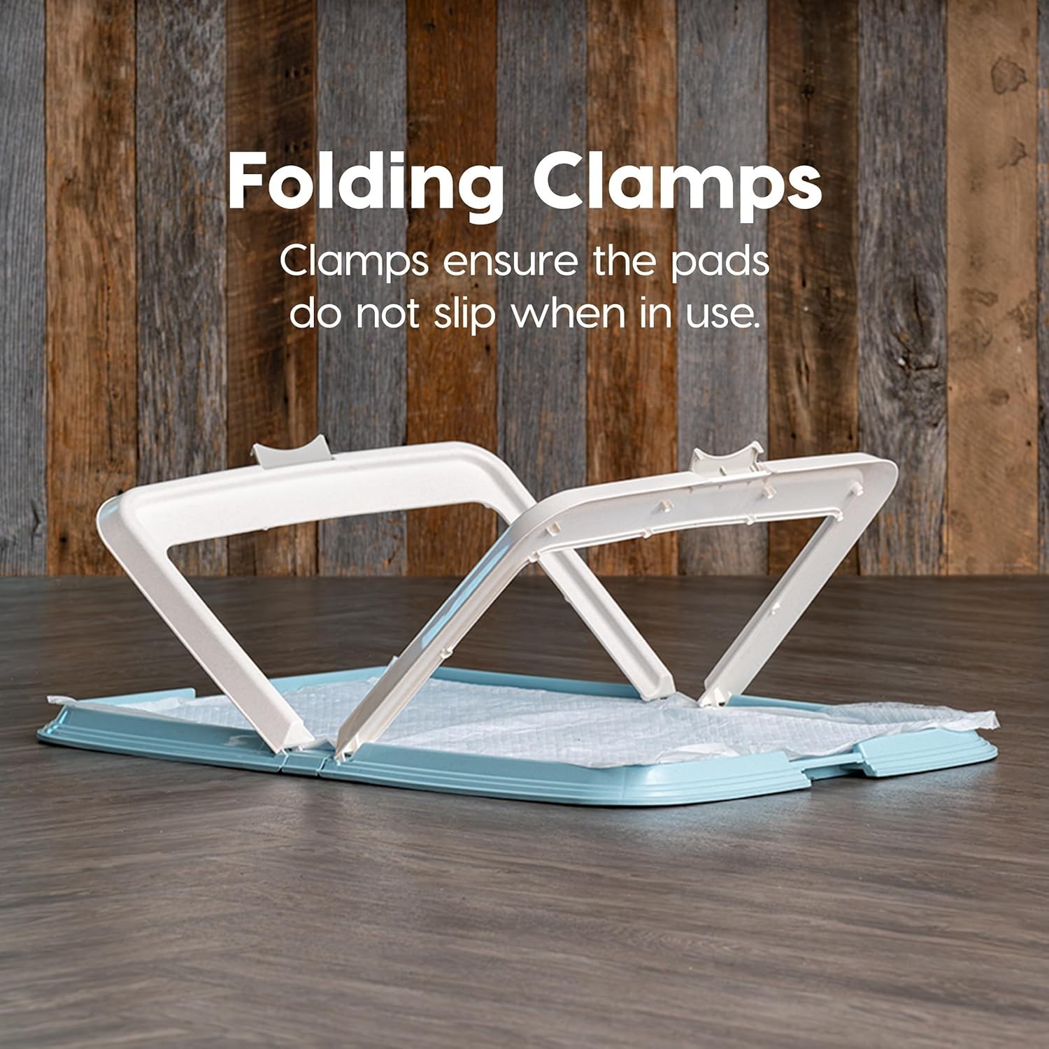 Versatile Leak-Proof Dog Potty Training Tray with Secure Latches & Non-Skid Feet