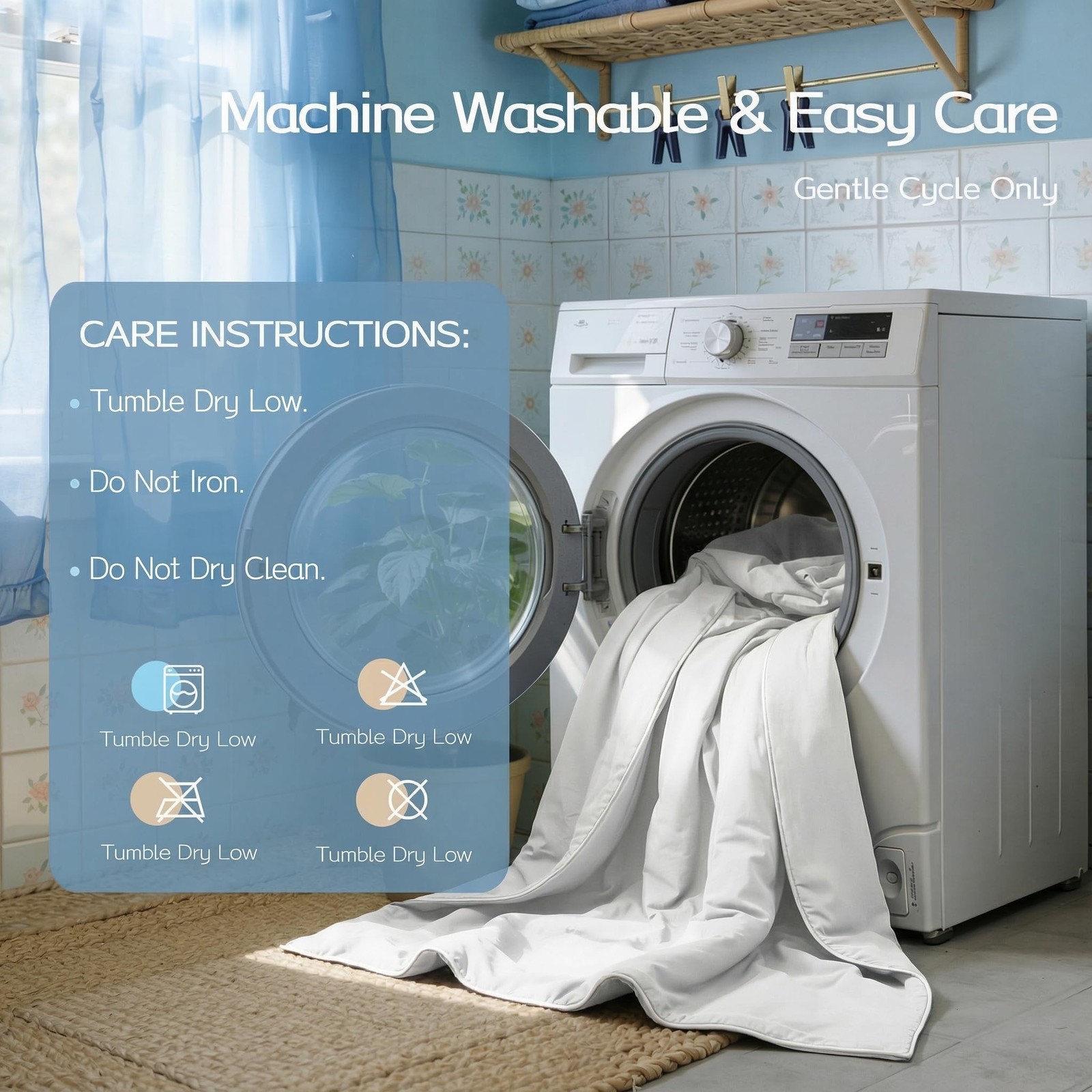 Cooling Comforter Full/Queen Size with Tencel™ Fill, Cooling Blankets for