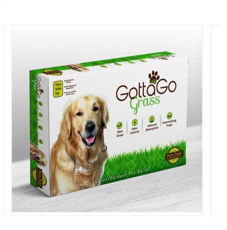 2 pack of Gotta go grass- brand new . Perfect for an apartment !