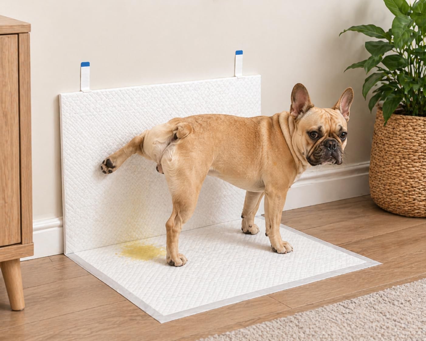 Disposable Pee Pads for Male Dogs – 40 Count (2 Pack, 20 Pads Each)