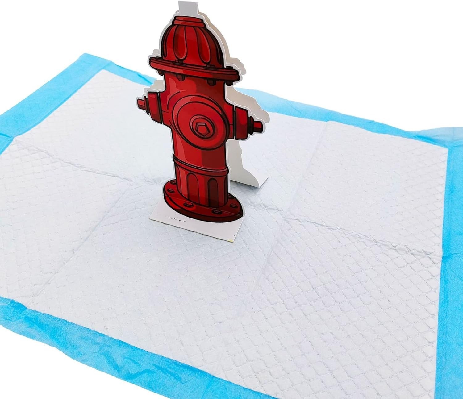 Dog Pee Post Guide Paper Pee Trainer, 20Pcs Hydrant Shaped Pet Diaper Pad Gui…