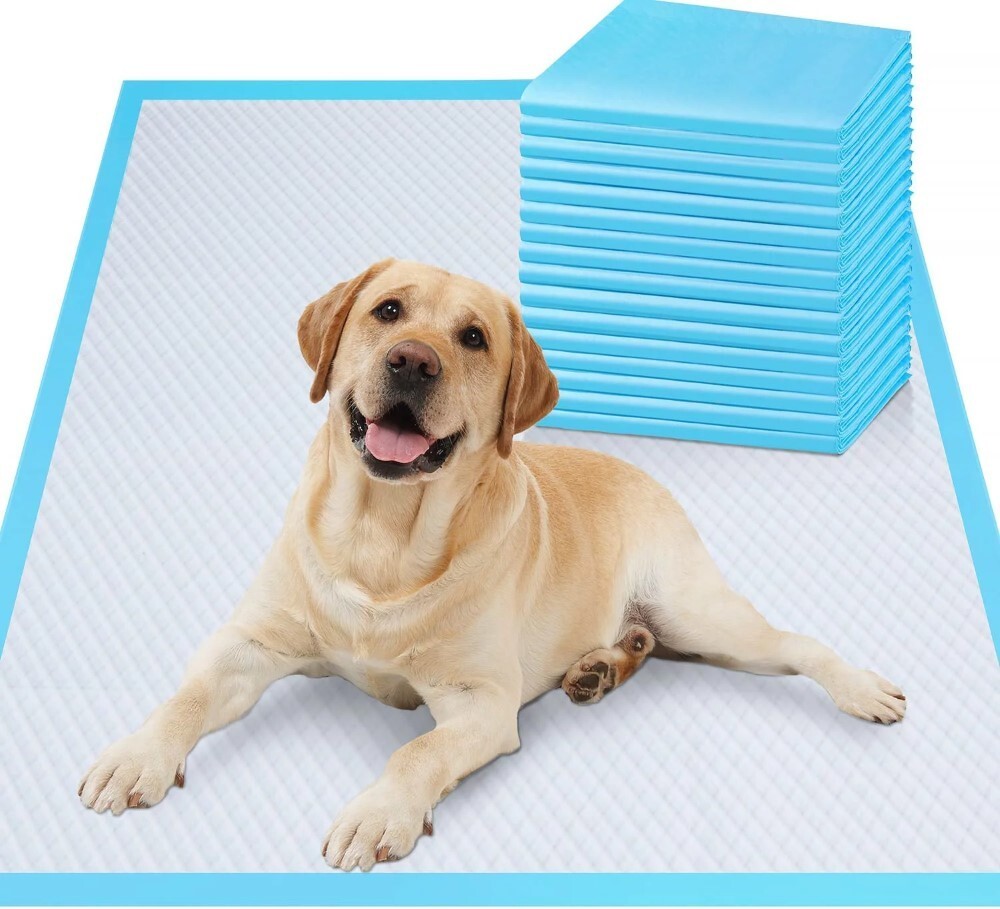 23×36″ 150ct Quilted Super Absorb Puppy Training Pads & Under Pads 5-Layers 8Hrs