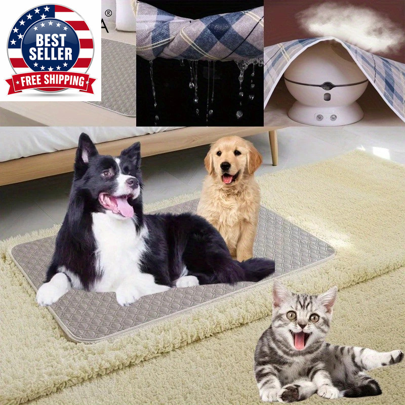1PCS Reusable Washable Dog Urine Pads – with Leak-Proof Backing for Cages and In