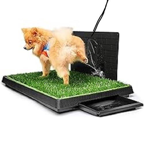 NIB DOG PEE STATION BACKSPLASH & WASHABLE MAT 20″ X 30″