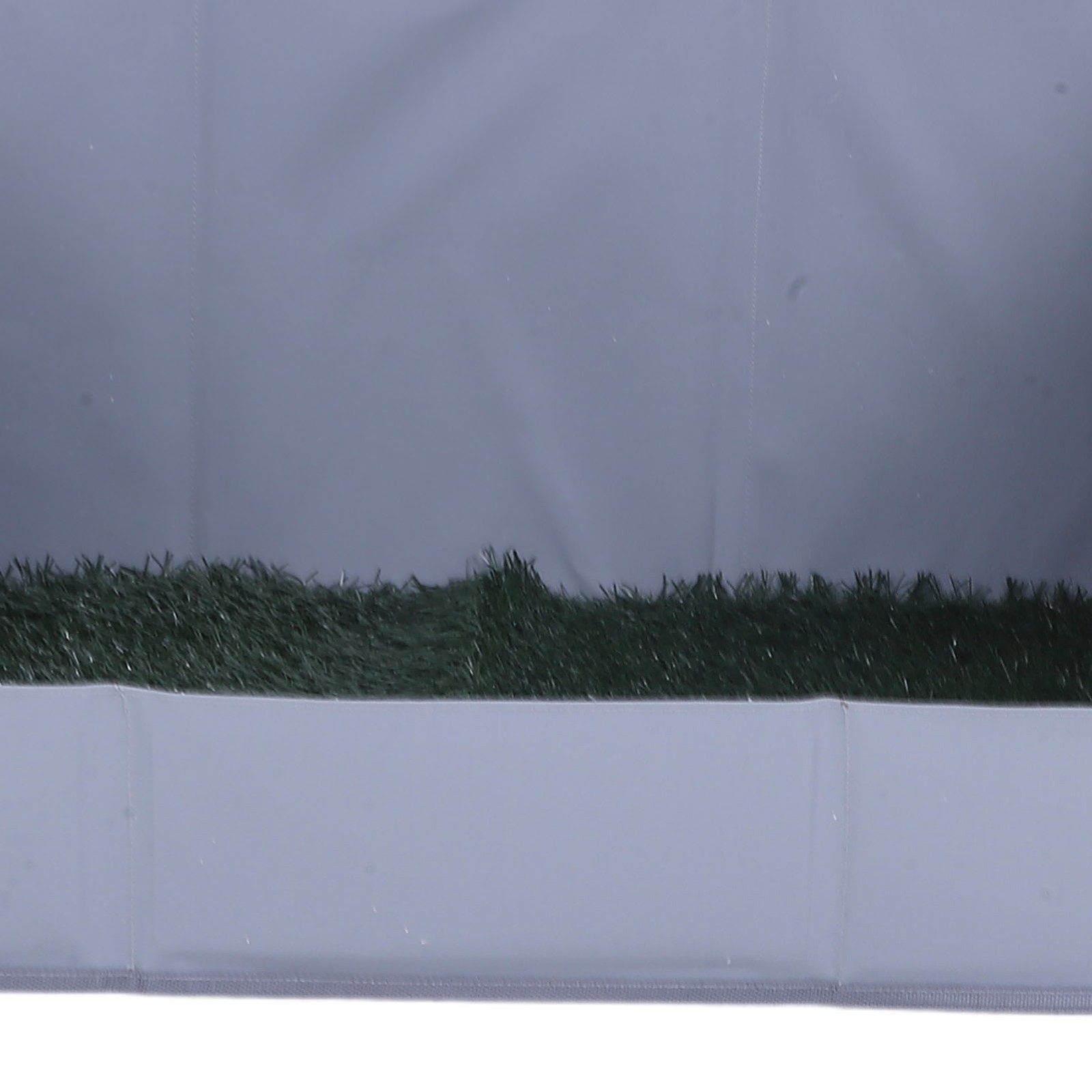 Dog Grass Pad With Tray Easy Cleaning Artificial Grass Foldable Dog Litter ZCFA