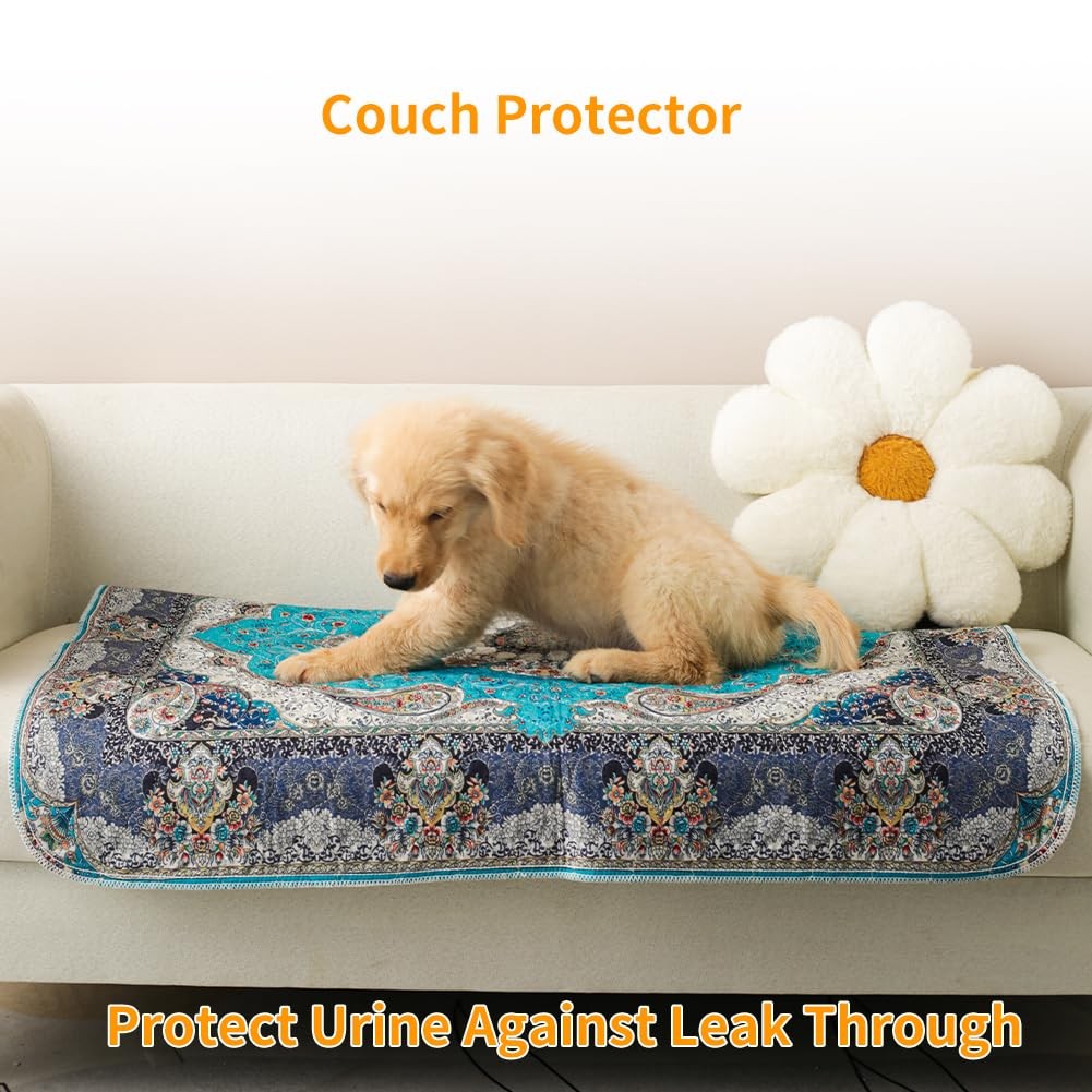 2 Pack Washable Pee Pads for Dogs 36x36Inch, Waterproof Puppy Pads with Fast …