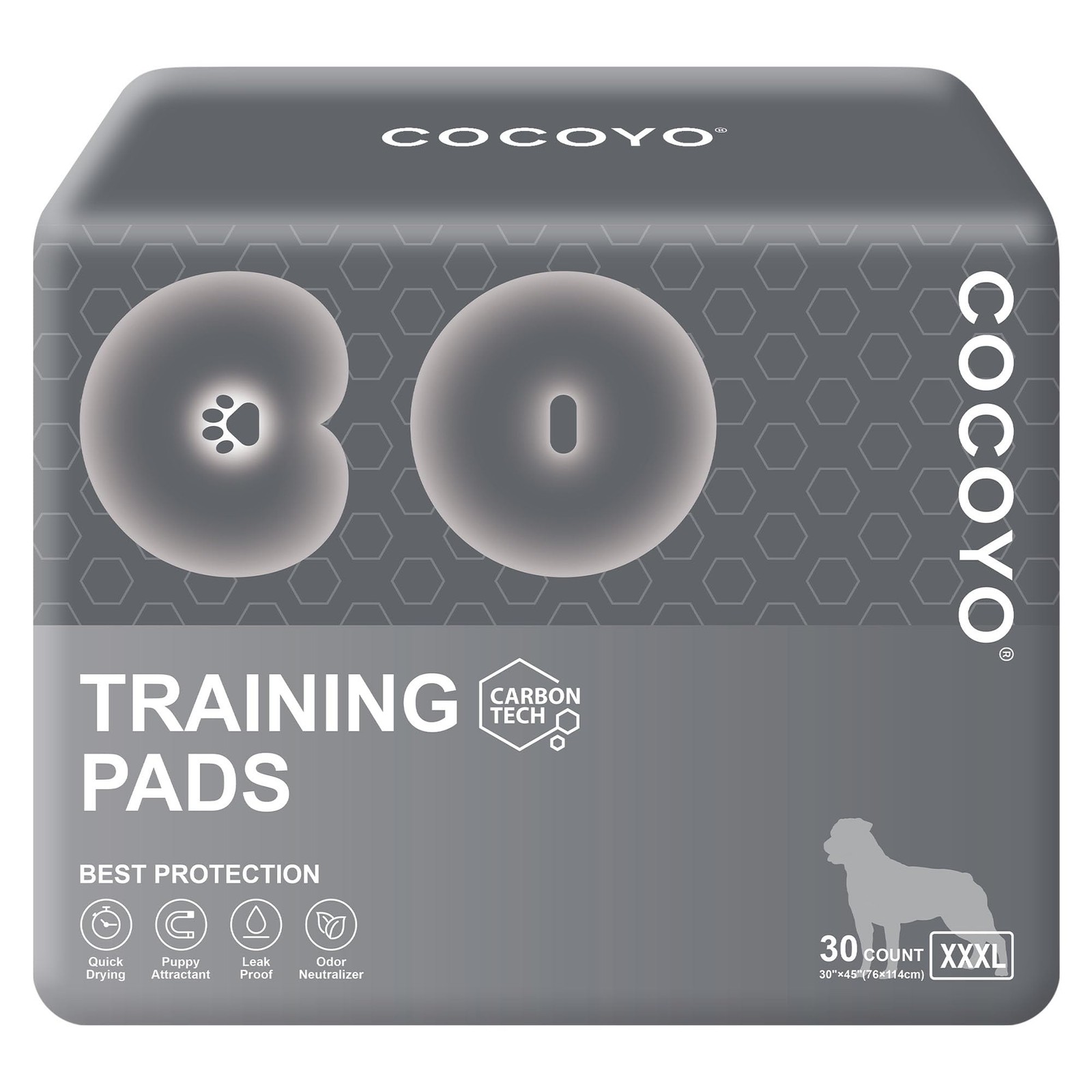 Charcoal Dog Pee Pads Extra Large 35“x40”,Dog Training Pads Giant Size, Dispo…