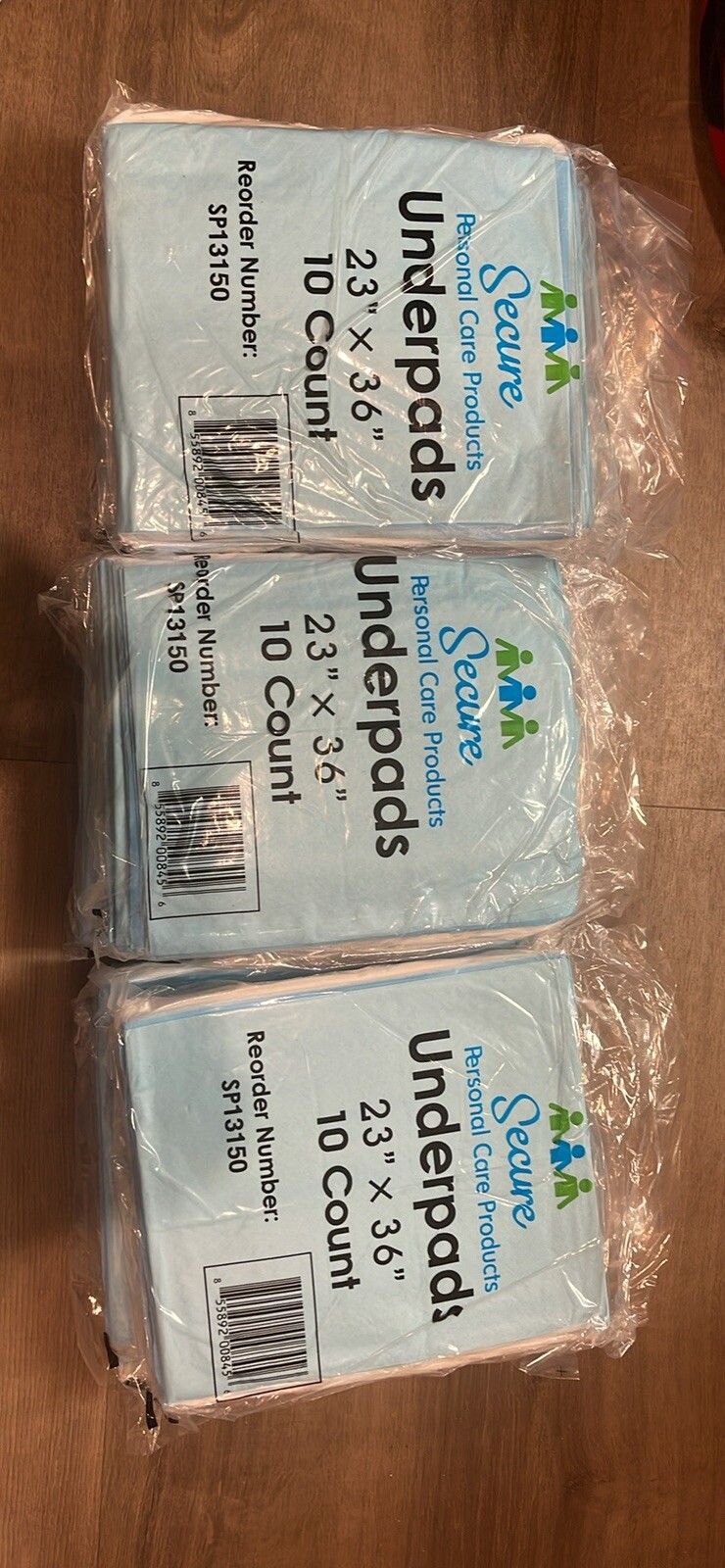 Underpads Personal Care And Doggy Training 23×36 10 Count In Pack Never Open