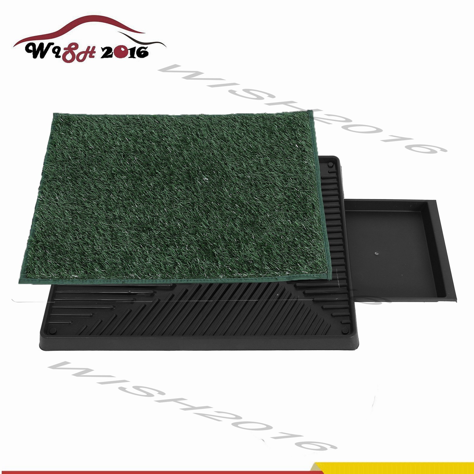 Puppy Dog Pet Potty Training Pee Pad Mat Tray Grass House Toilet W/tray Indoor