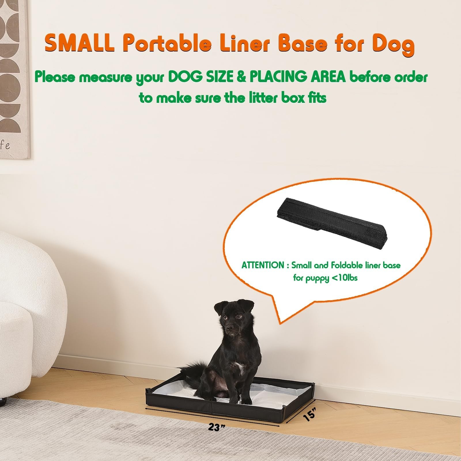 HQ4US 4LEGS Small Portable Dog Pee Pads Holder for Travel, Puppy Pad Holder F…