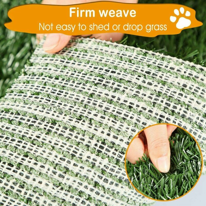 Puppy Dog Pet Potty Training Pee Pad Mat Tray Grass House Toilet W/tray Indoor