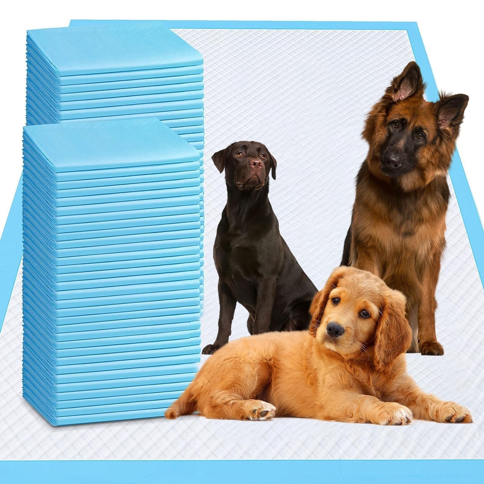 XXXL Puppy Pee Pads for Dogs 36″x36″ 40 Count, Extra Large Dog Pee Pads, Leak…