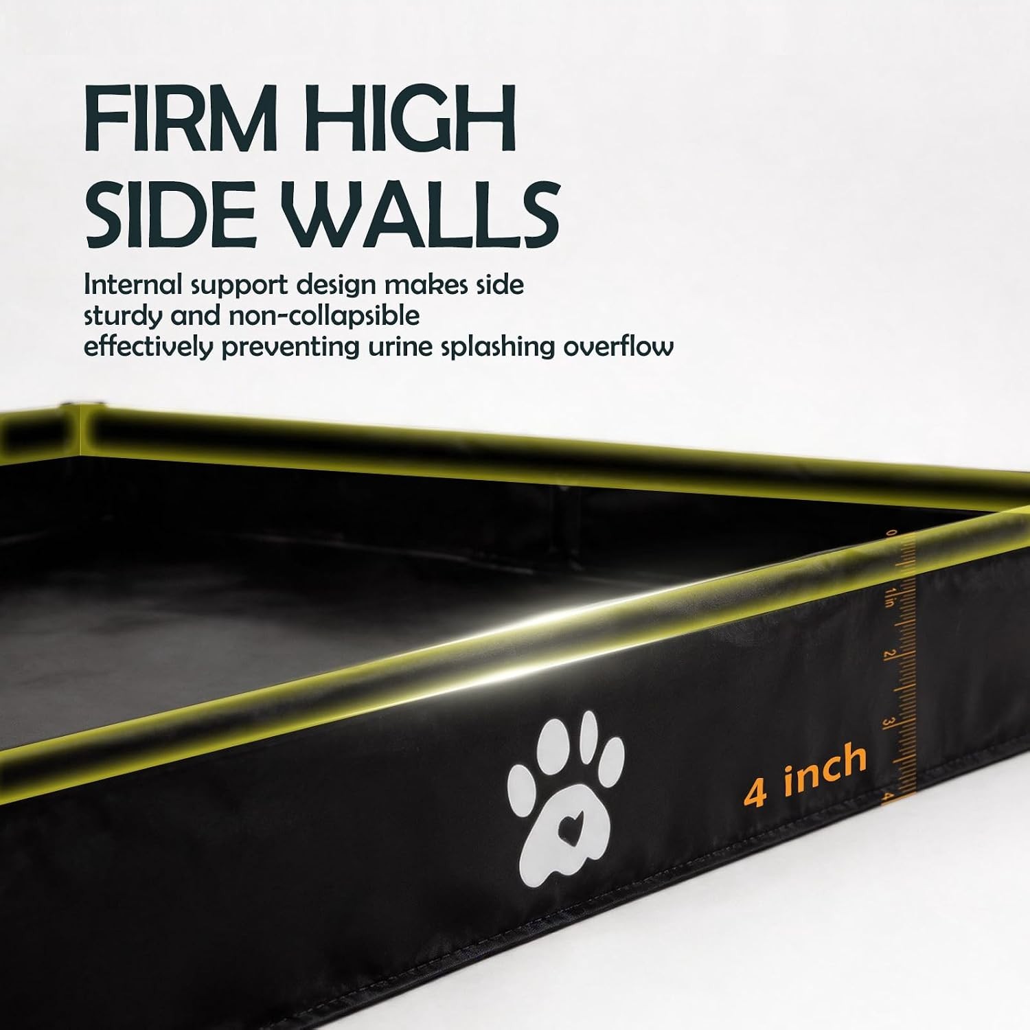 Foldable Waterproof Puppy Pee Pad Holder – Small Breed Indoor Potty Tray