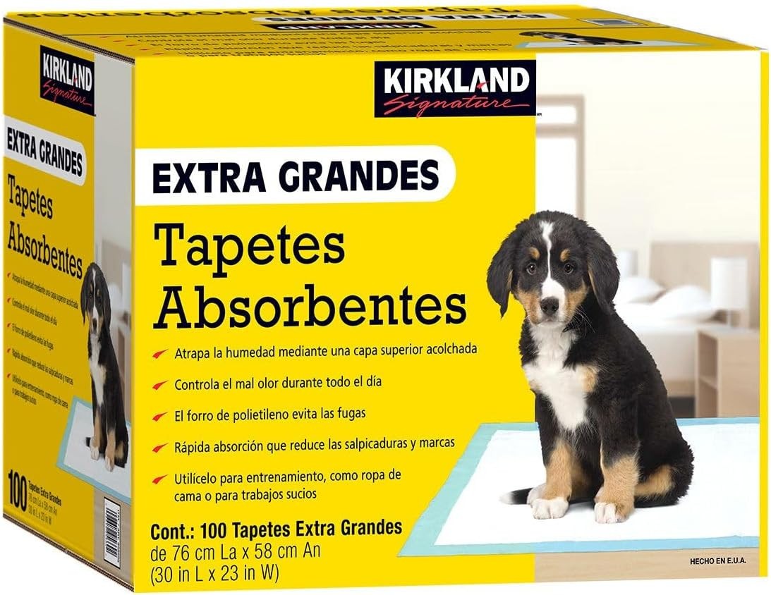 Kirkland Signature Extra-Large Absorbent Pads 100 Large Pads 30×23
