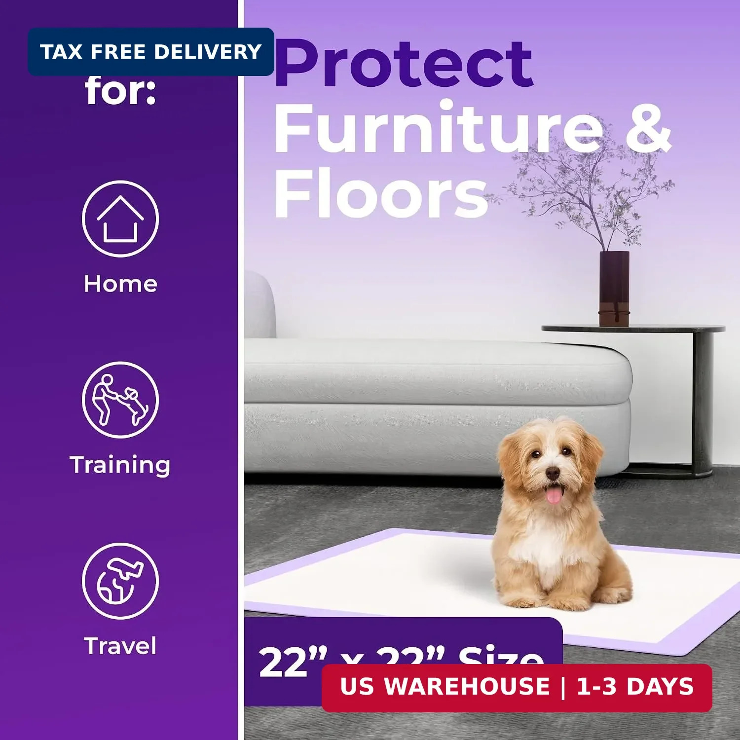 Pee Pads – Super Absorbent & Leak-Proof Pee Pads for Dogs – Puppy Pads – Waterpr