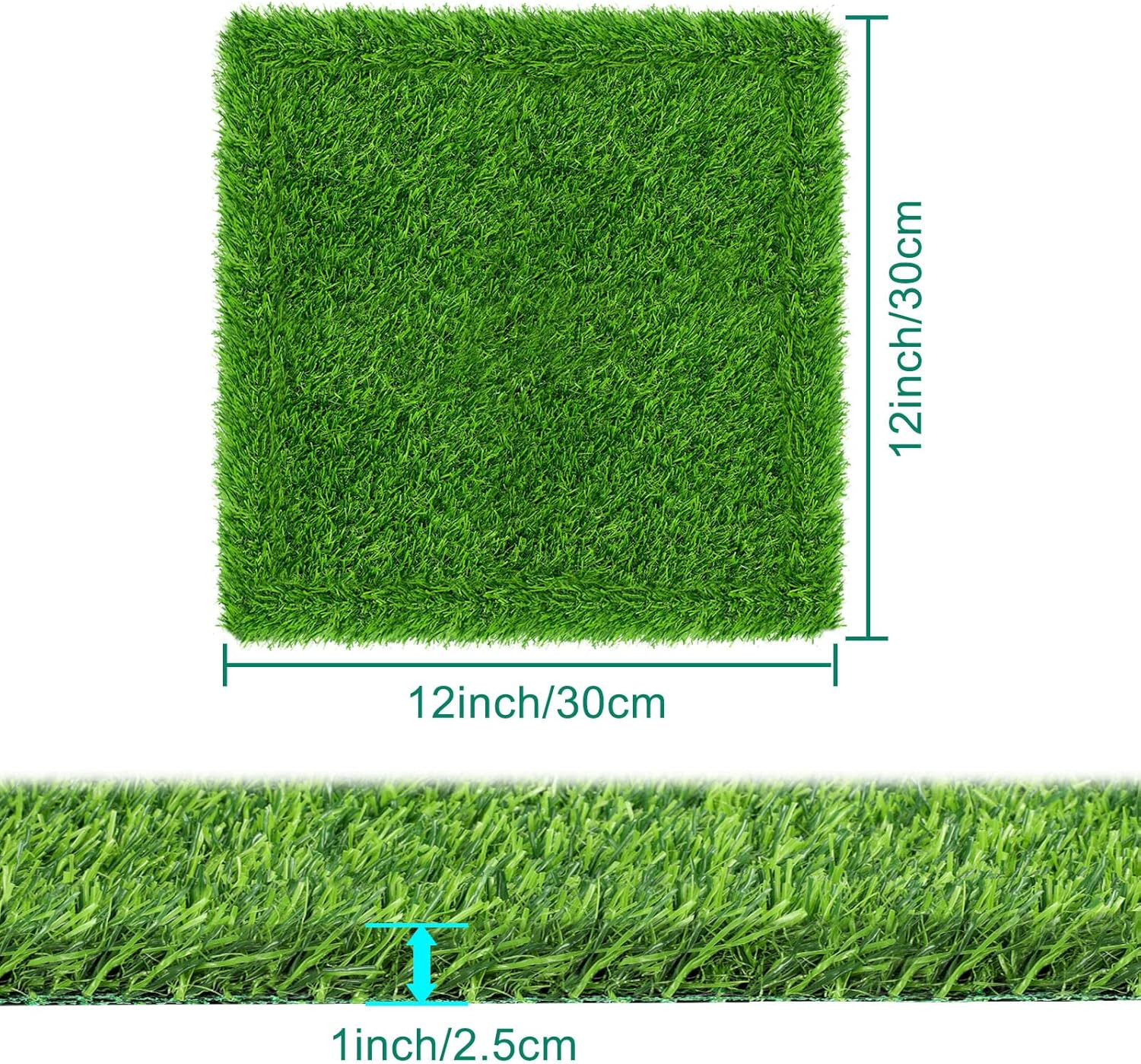 8 Pack Chicken Nesting Box Pads – Washable Artificial Grass Nesting Pads – Chick