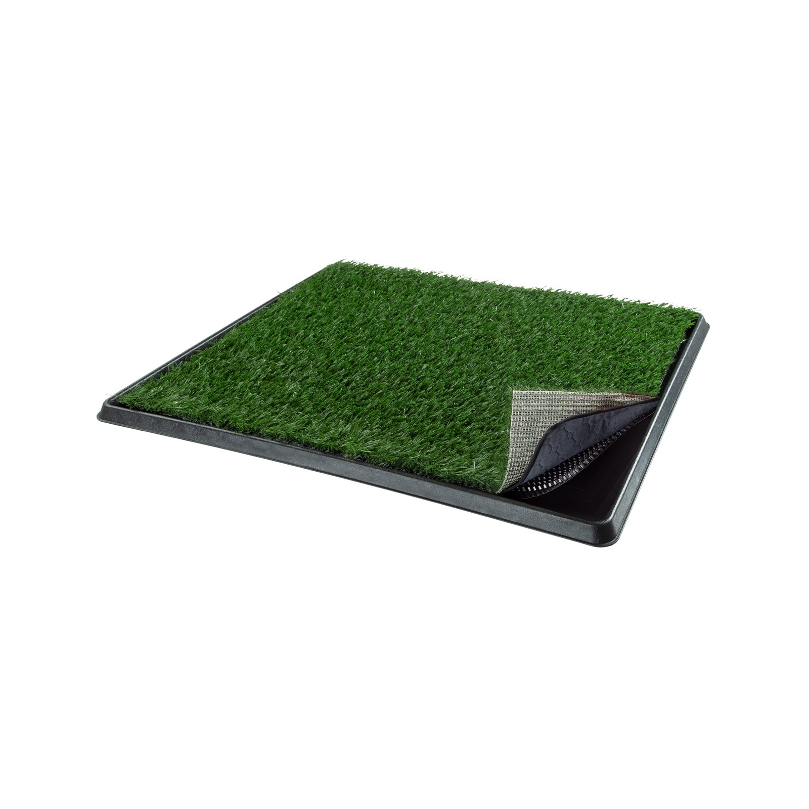 20″x25″ Artificial Grass Puppy Pee Pad Dogs 4-Layer Training Potty Pad with Tray