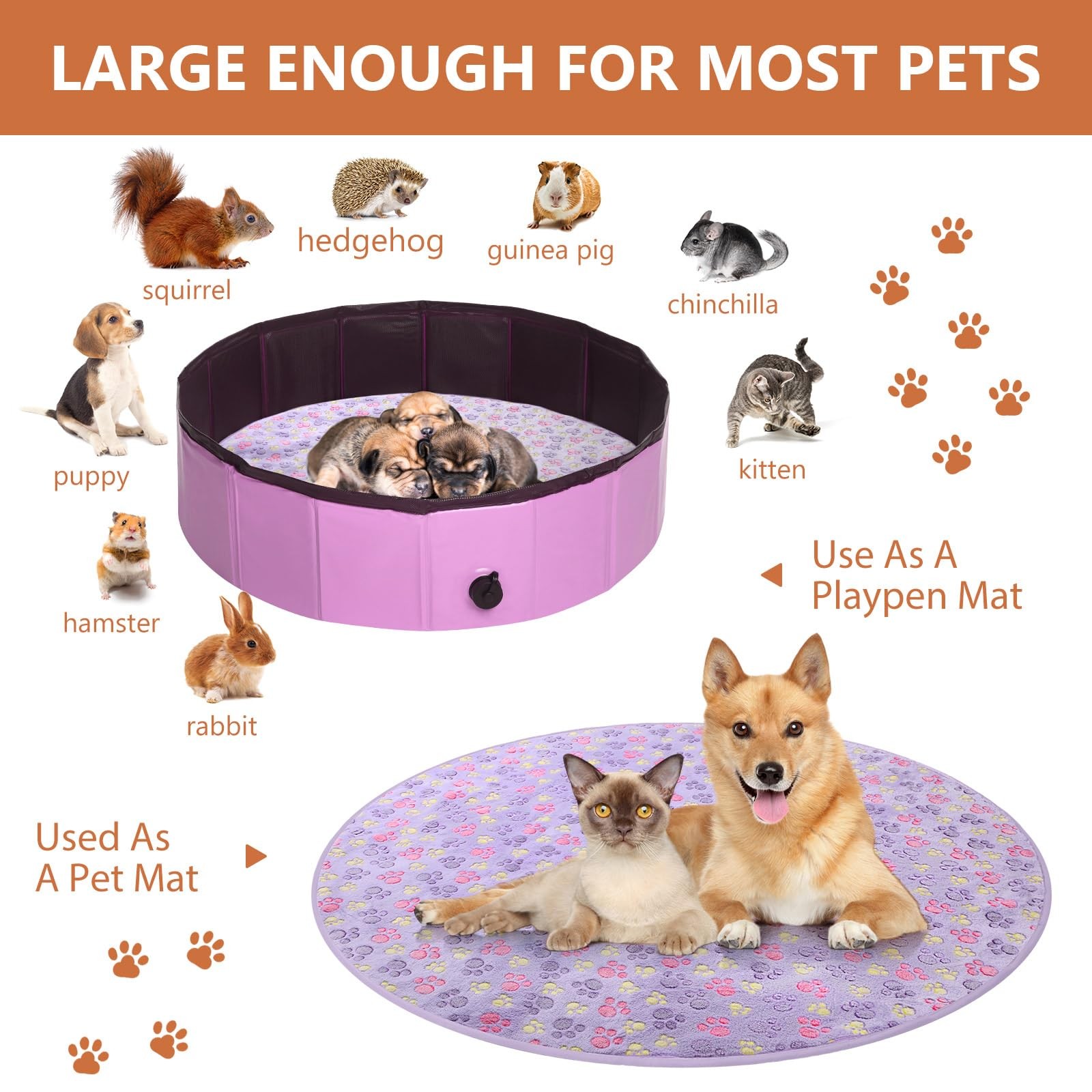 4 Pack Washable Whelping Pad Whelping Supplies Absorbent Reusable Puppy Train…
