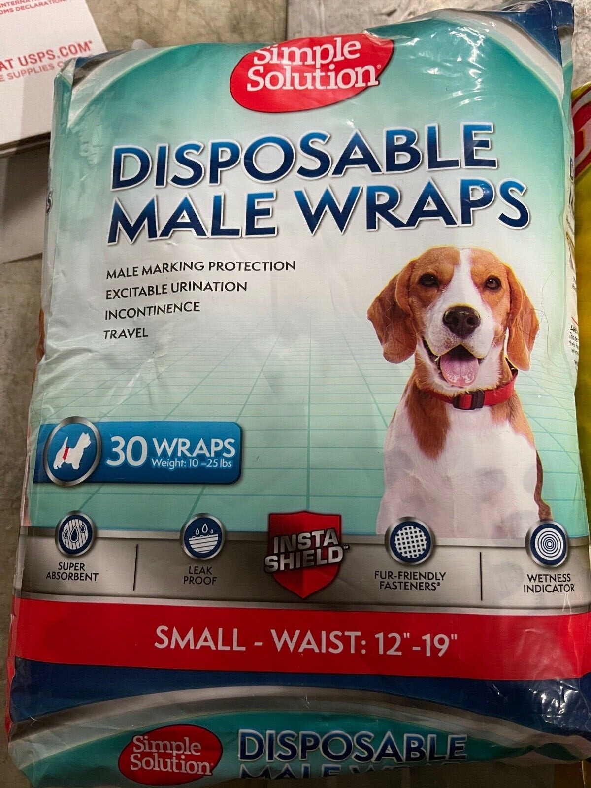 Puppy Training Pads and Male Wraps for Marking Issues