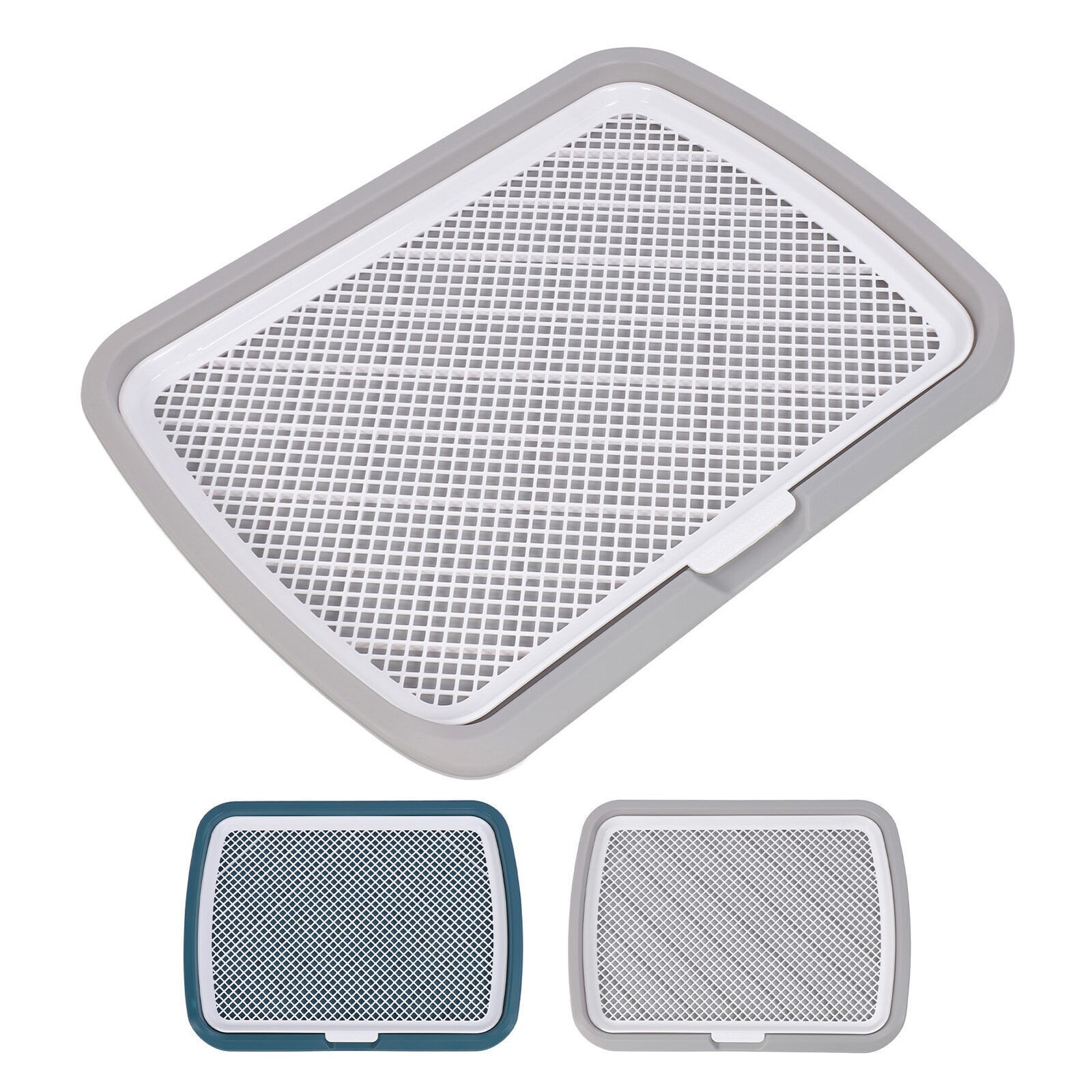 Puppy Potty Training Tray Detachable Washable Mesh Dog Pee Pad Holder Tray