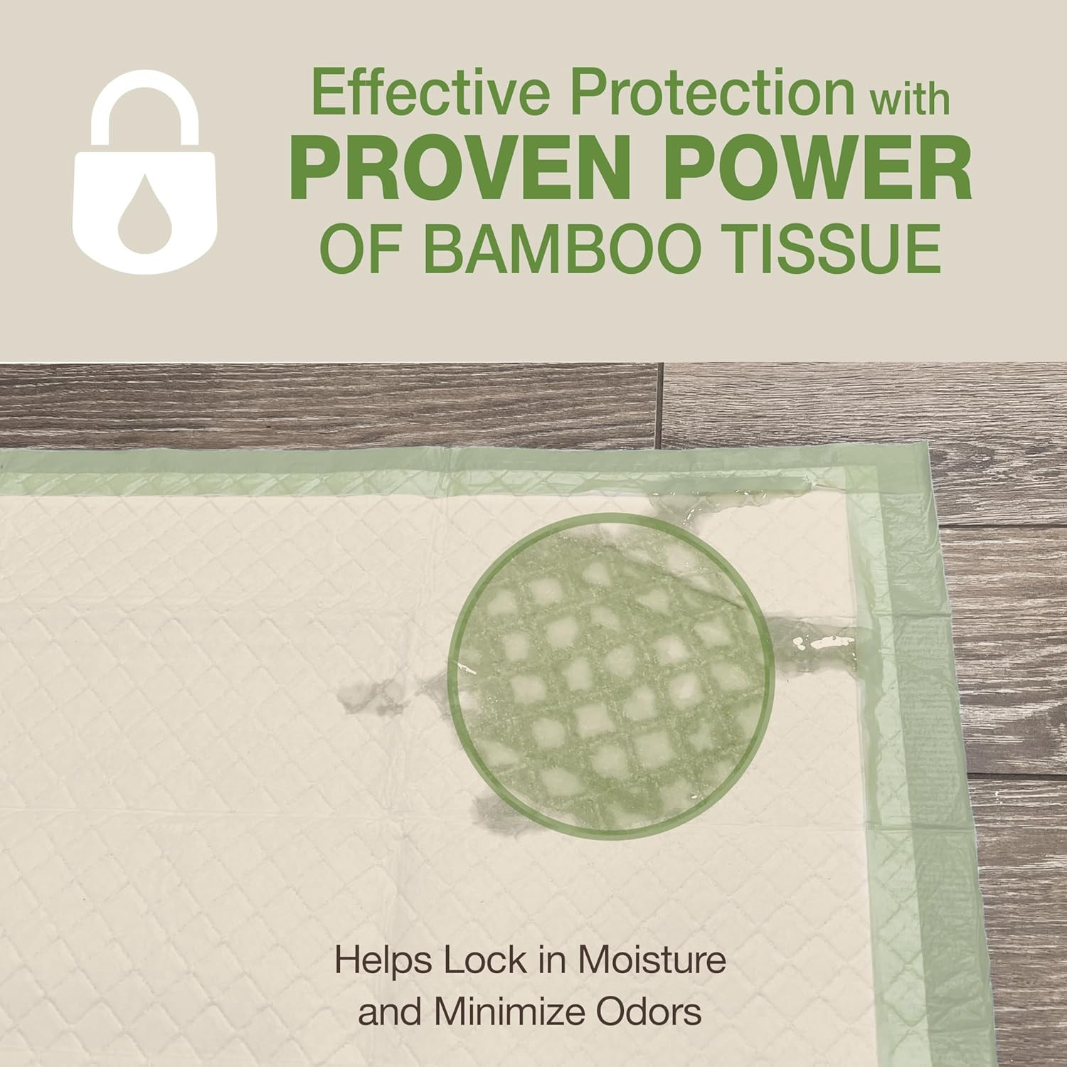 Four Paws Wee-Wee Superior Performance Bamboo Pee Pads for Dogs, Earth Friendly