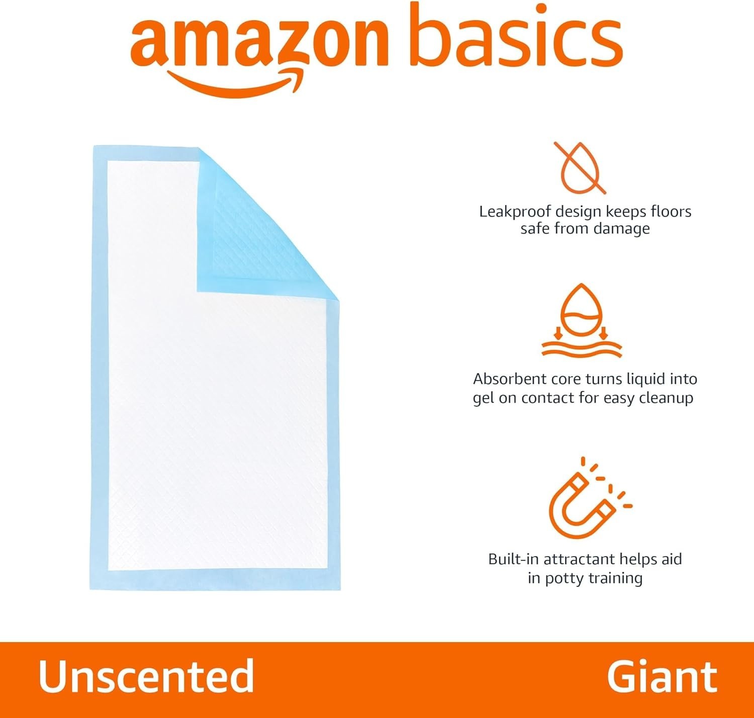 Super Absorbent Heavy Duty Puppy Pee Pads – Leak-Proof, Quick-Dry, 30-Pack