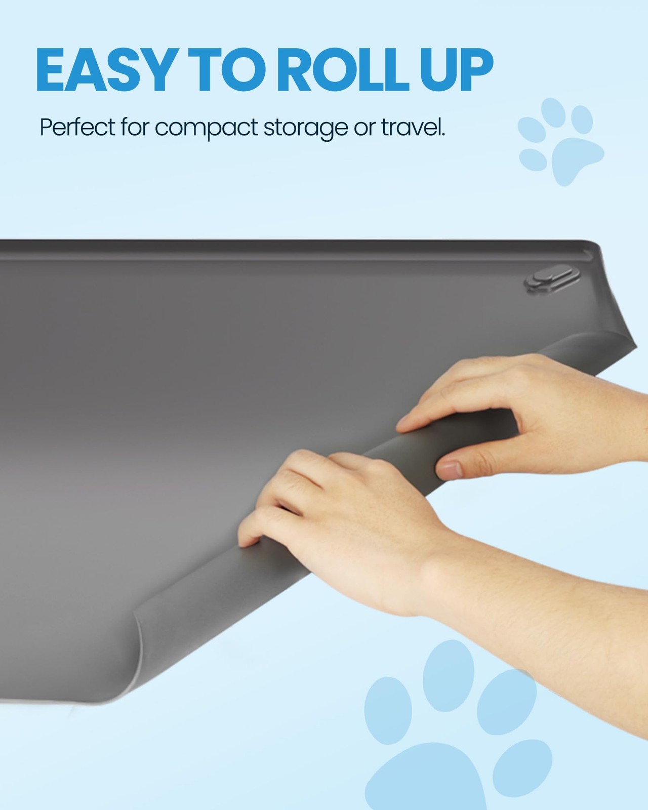 Pee Pad Holder for Dogs – 24″ x 24″ Non-Slip Silicone Puppy Potty Training Tr…