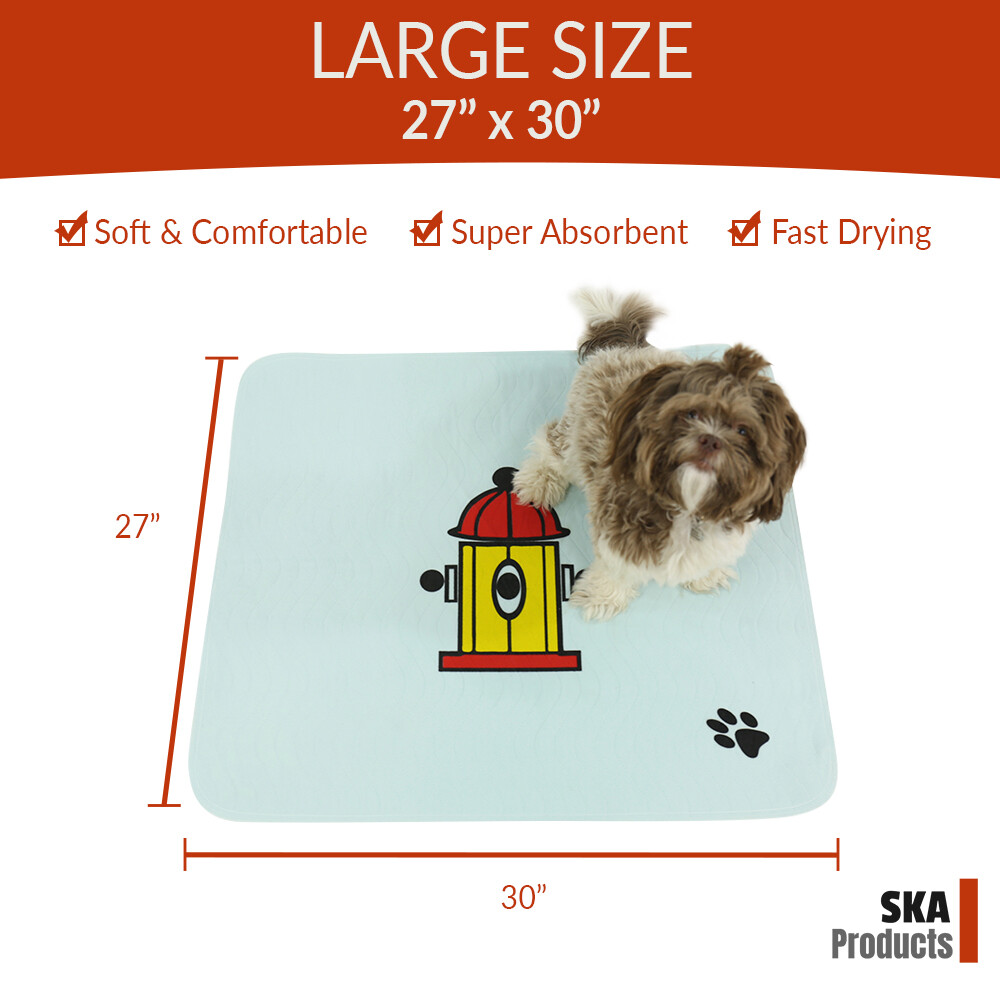 Washable Puppy Pads – Potty Training, Whelping, and More – Hydrant & Tree