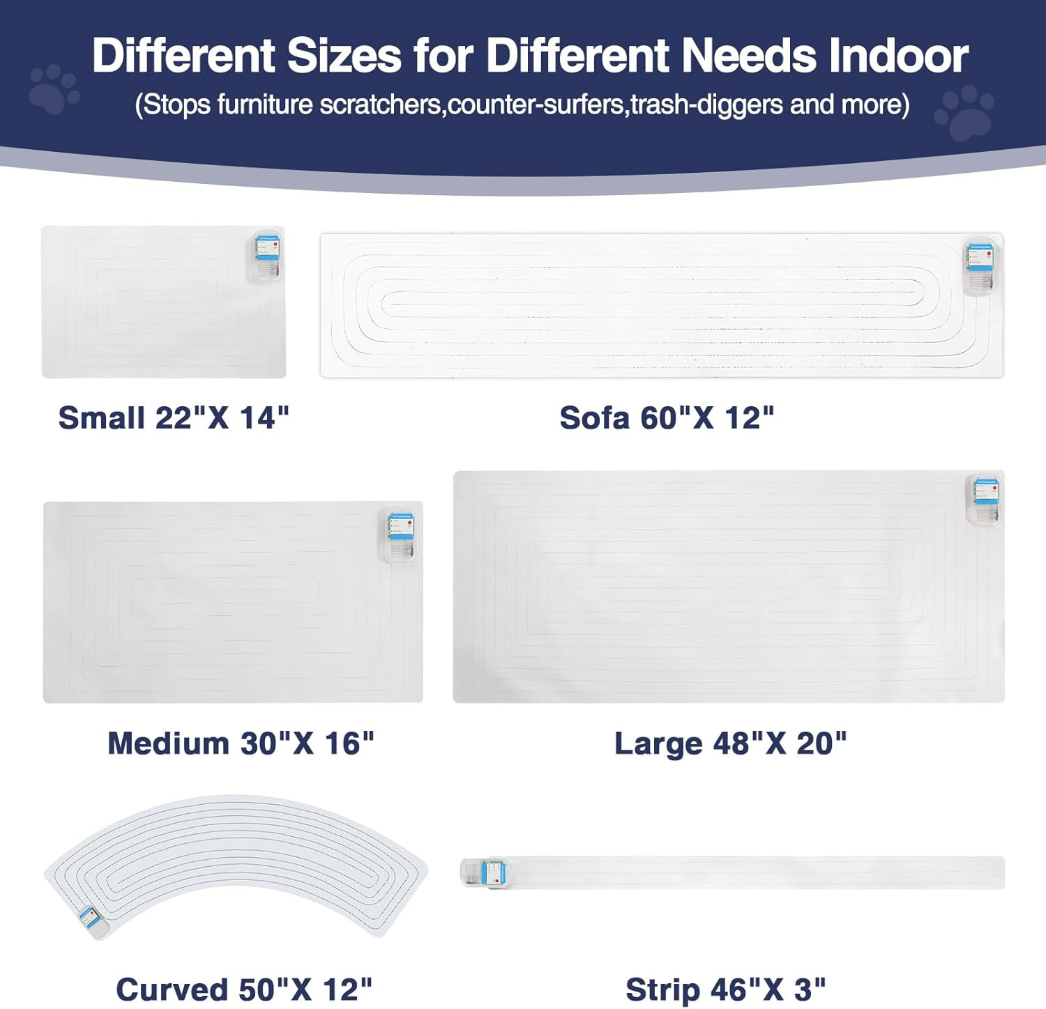 Scat Shock Mat for Dogs and Cats Indoor, Pet Shock Mats for Training Pets, Elect