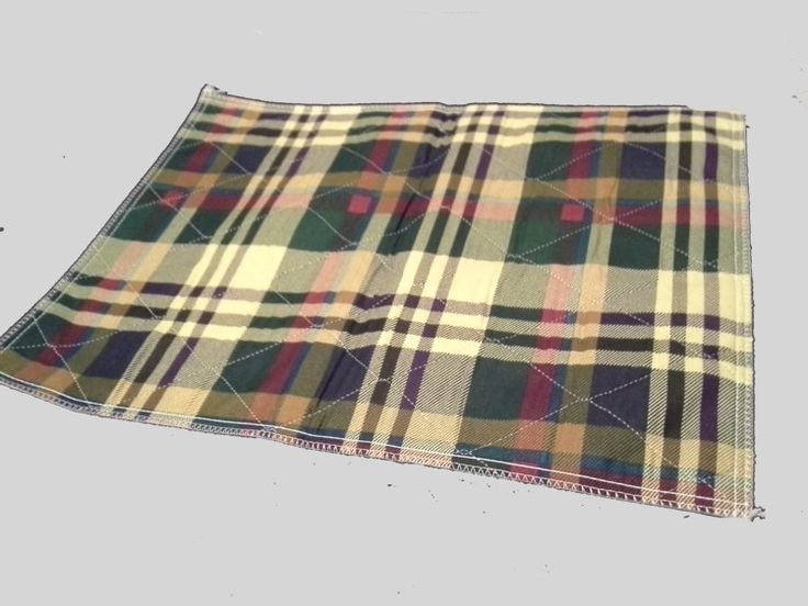 2 34×36 Plaid Reusable Washable Pet Dog Cat Puppy Training Pad Hospital Grade