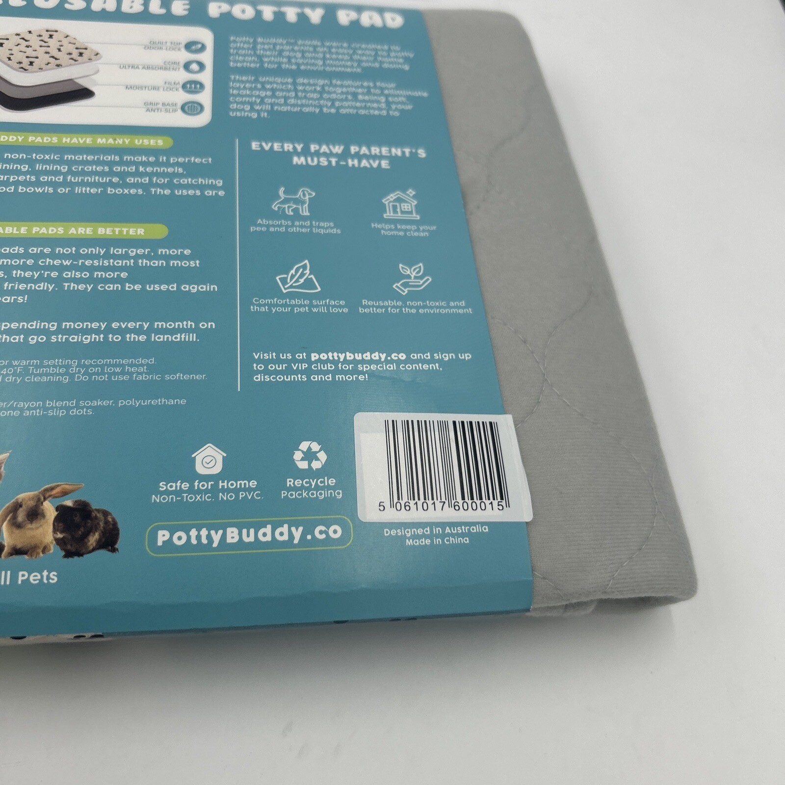 Reusable Pee Pads Washable Puppy Pads – Training Pet Pads Potty Pads (#0015)
