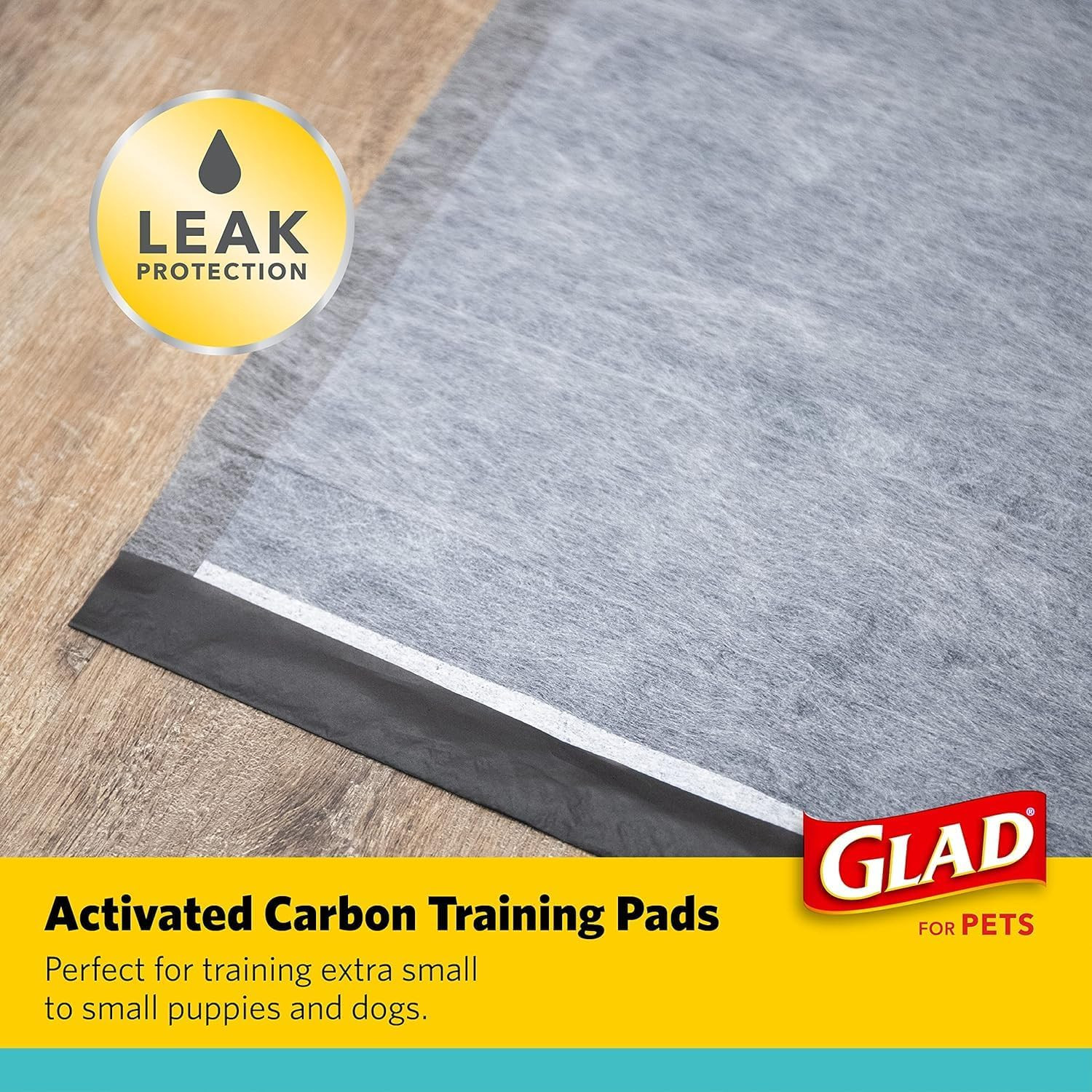 for Pets Black Charcoal Puppy Pads – Super Absorbent Disposable Dog Pee Pads, Po