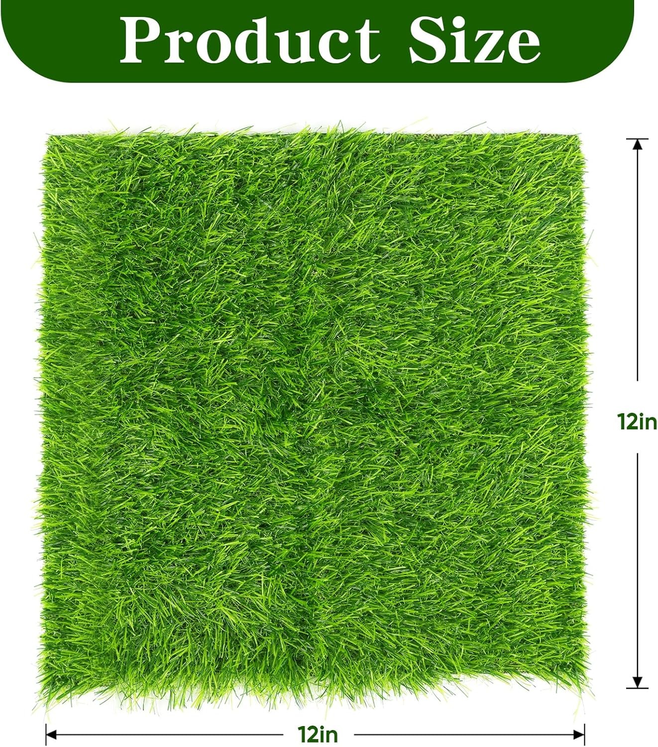 Chicken Nesting Pads Set 12×12″-Washable Artificial Grass Nesting Pads-for
