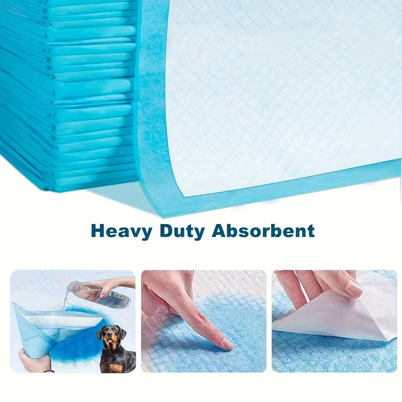 Dog Puppy Pee Pads 34x28inch Leak-Proof Quick Dry Potty Training Pads