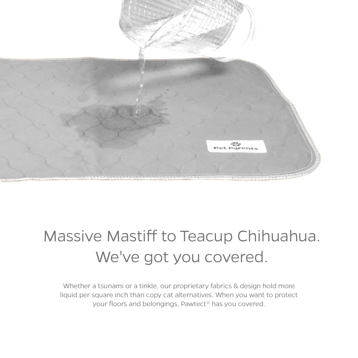 Washable Dog Pee Pads 18×24 Waterproof Training Pads – Reusable