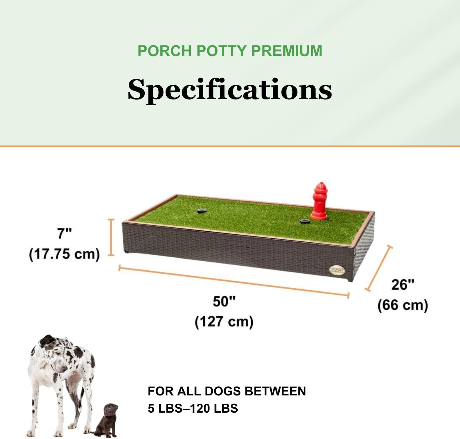 Artificial Grass for Dogs with Sprinkler – Top of the Line Premium Quality 26X50