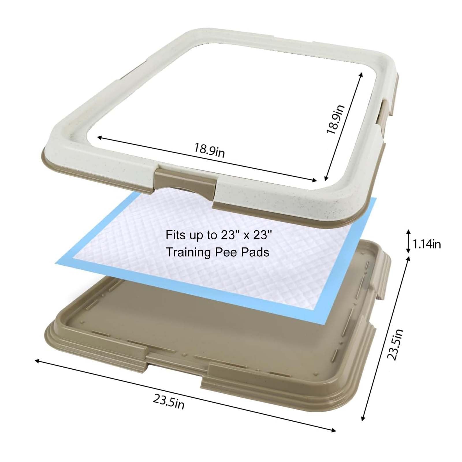 Dog Pee Pad Holder for Puppy, Puppy Pad Holder Tray, Pet Training Pee Pad, In…
