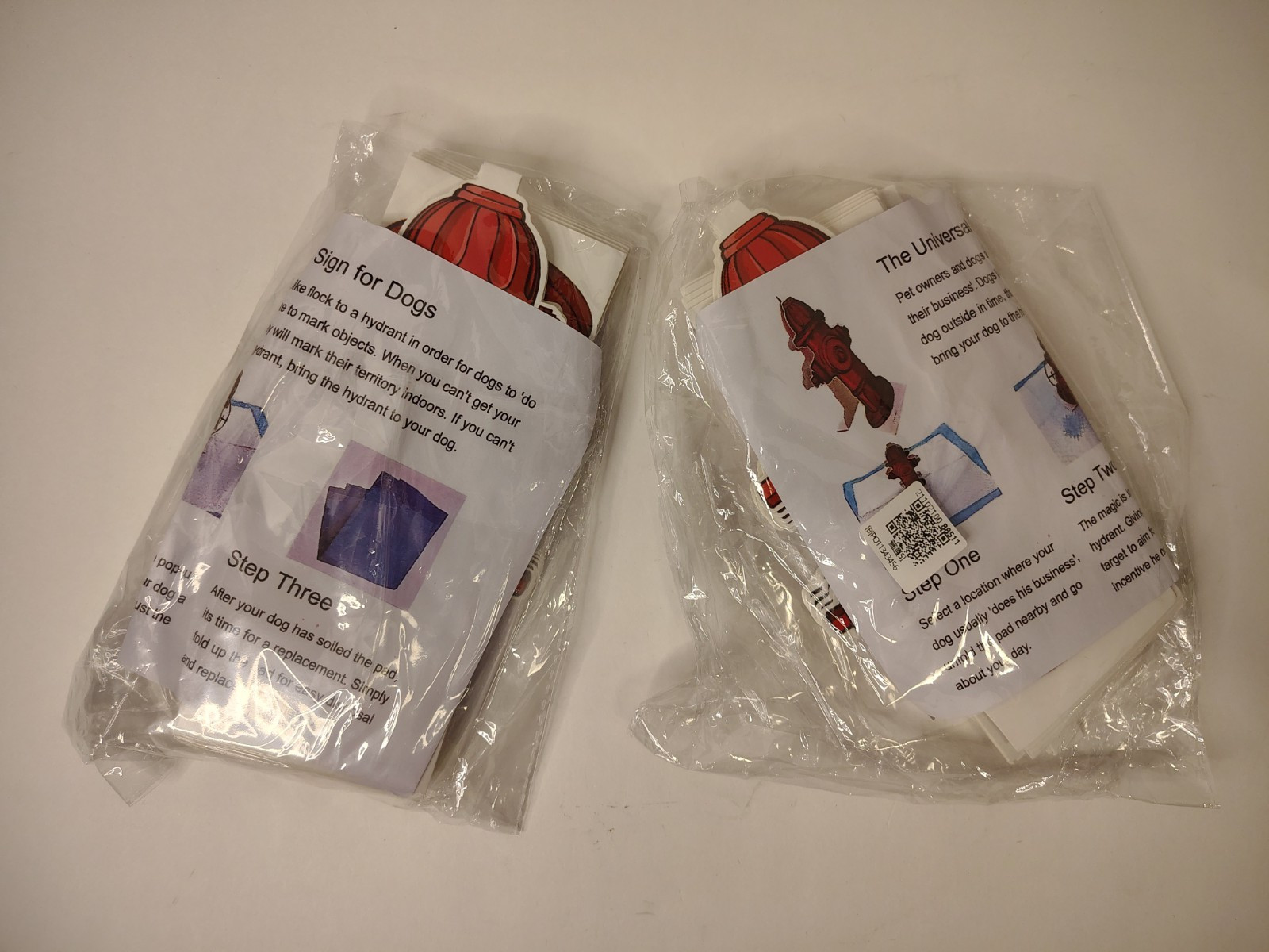 Dog Pee Pad Trainer 20 Pcs Hydrant Shaped Pet Diaper Pad Guide for Small Dogs