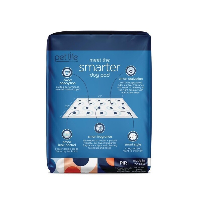 Smart Prints Dog Pads Large Odor Control Absorbent Disposable Training Pads 40ct