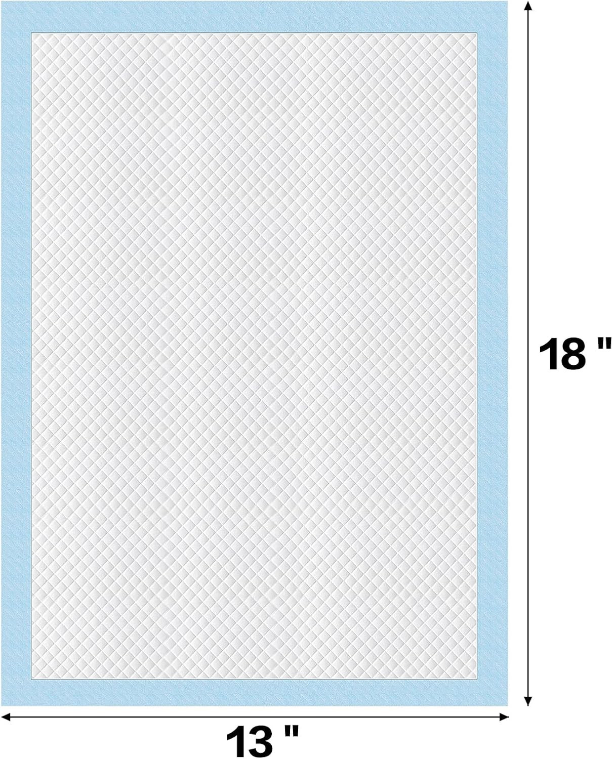 Dog and Puppy Training Pads, 13”×18” Disposable Dog Pee Pads, 100/Counts